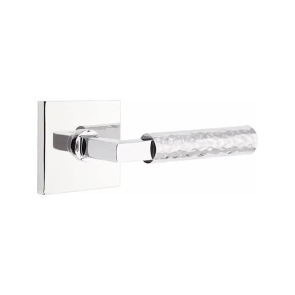 Emtek Emtek 5210US26.LSUS26.HAUS26.LH L-Square Hammered Lever Left HPrivacy Square for 1-1/4" to 2" Door 5210US26.LSUS26.HAUS26.LH - main